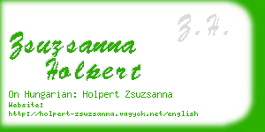 zsuzsanna holpert business card